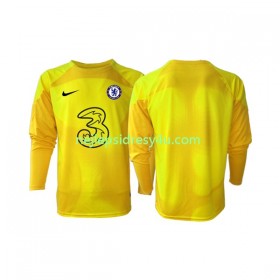 Fotbalový Dres Chelsea Brankářské Venkovní 2022/23 Dlouhý Rukáv